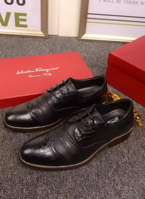 Salvatore Ferragamo Business Men Shoes--071